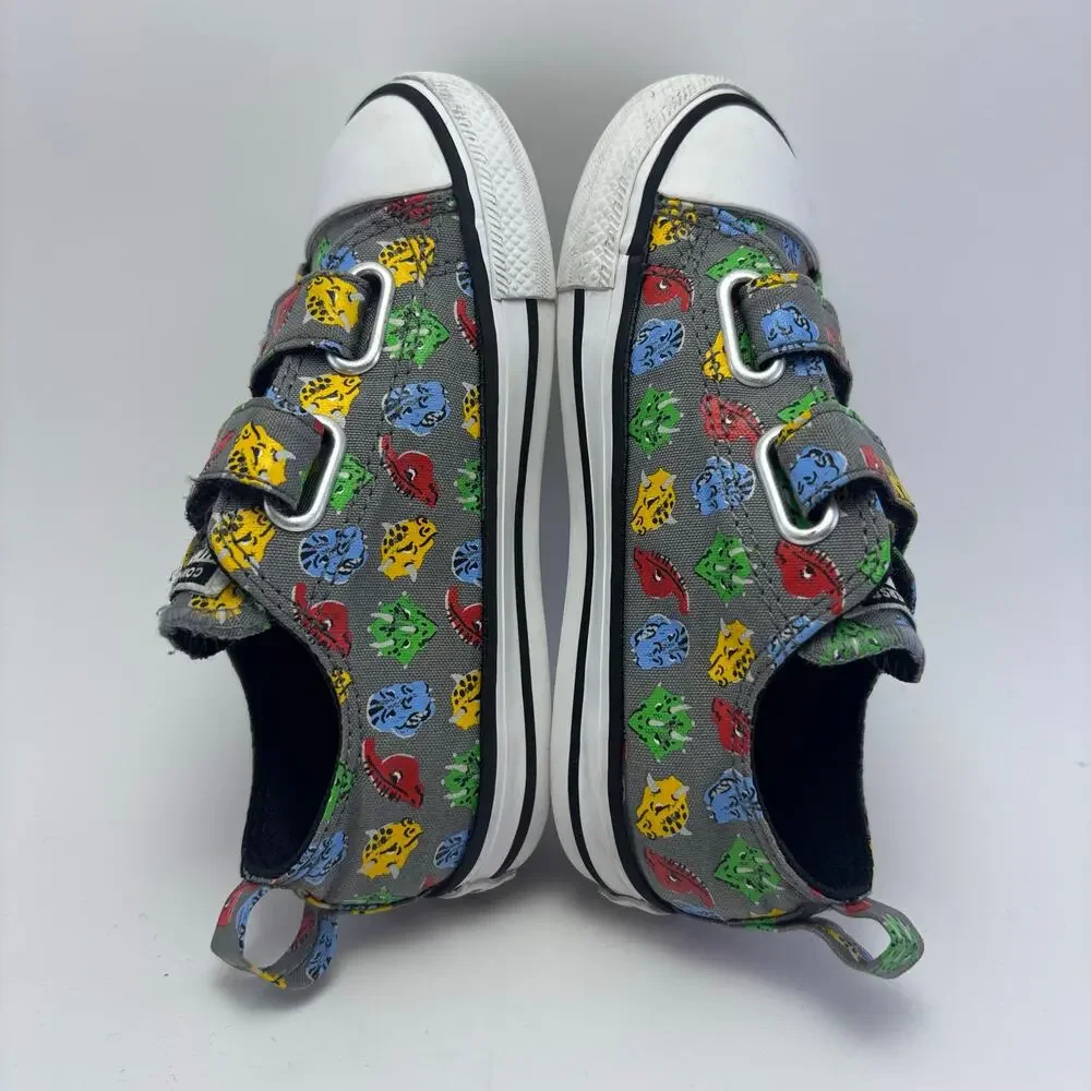 CONVERSE All Star Dinosaur Print Shoes Size Toddlers 9C